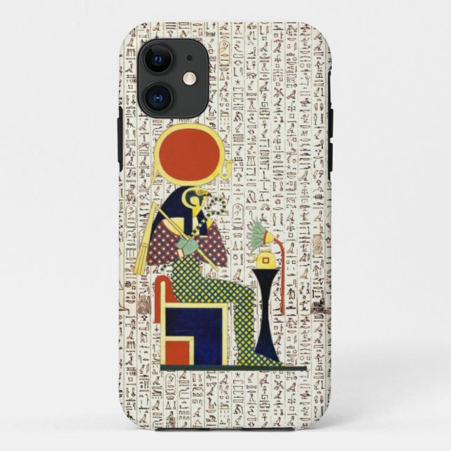 Ancient Egyptian God Horus Hieroglyphics Design Case-Mate iPhone Case (Back)