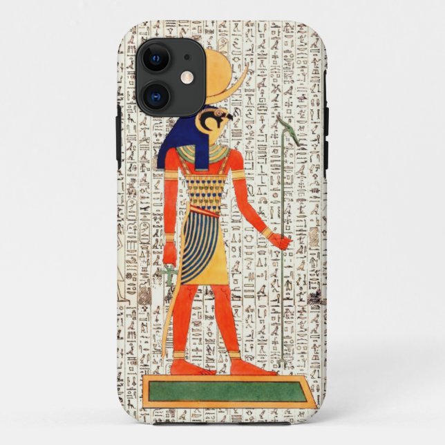 Ancient Egyptian God Horus Hieroglyphics Design Case-Mate iPhone Case (Back)