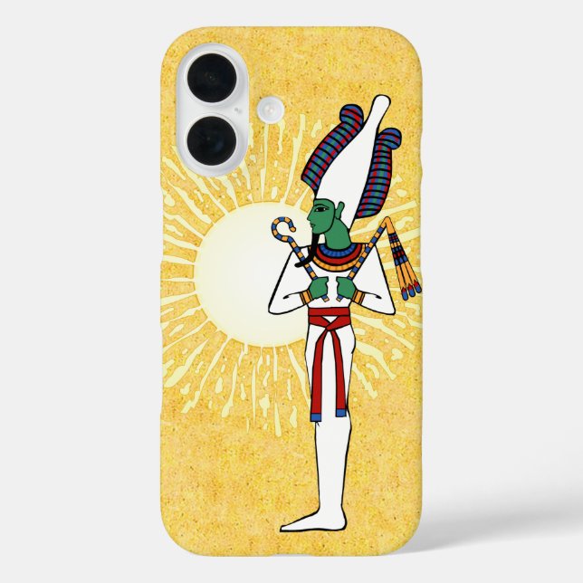 Ancient Egyptian God Osiris Case-Mate iPhone Case (Back)