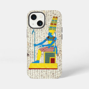 Ancient Egyptian God Osiris Hieroglyphics Design iPhone 13 Mini Case