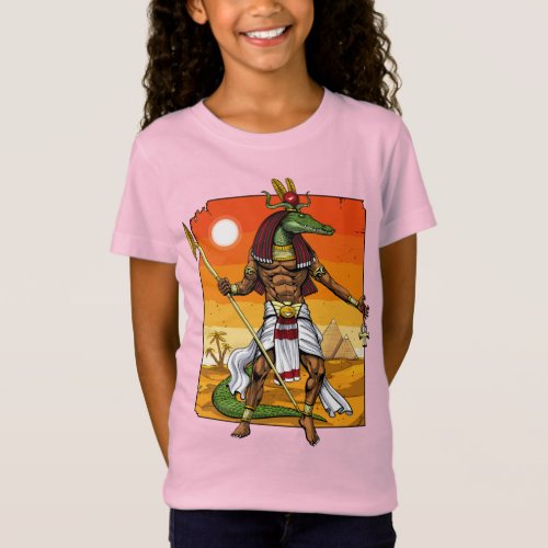 Ancient Egyptian God Sobek T_Shirt