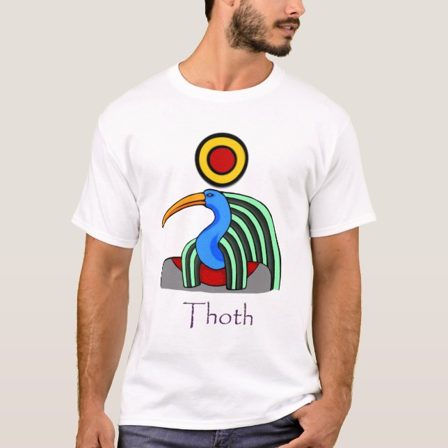 Ancient Egyptian God Thoth T-Shirt (Front)