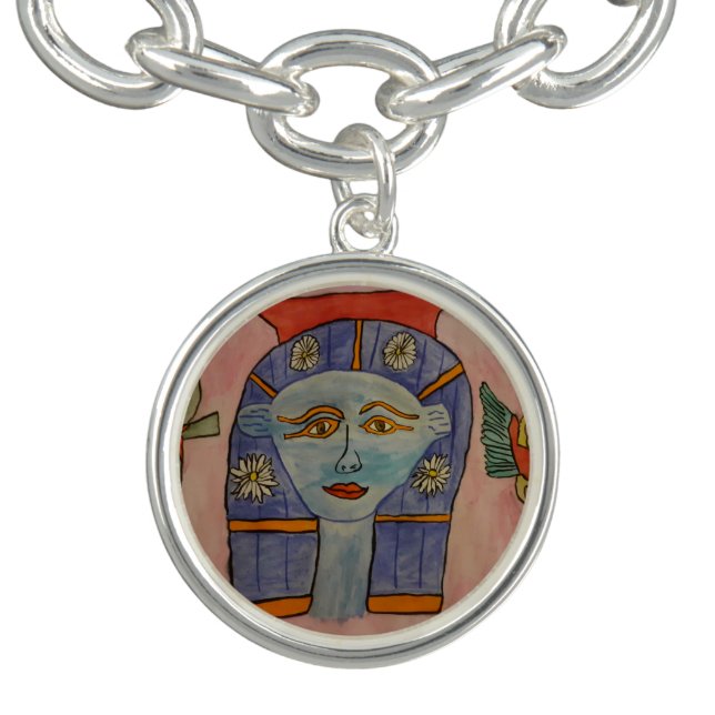 Ancient Egyptian Goddess Charm Bracelet (Design)