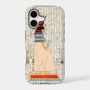 Ancient Egyptian Goddess Hieroglyphics Design iPhone 17 Case
