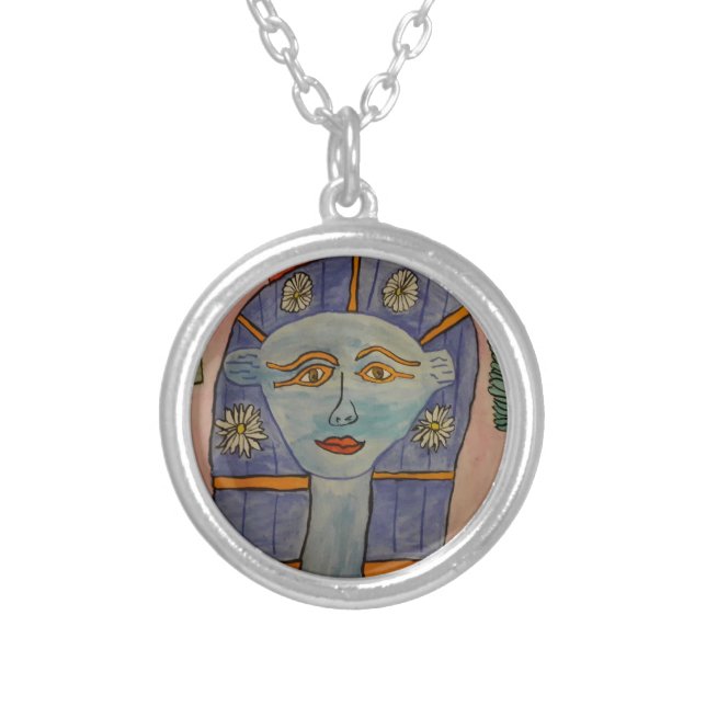 Ancient Egyptian Goddess Necklace (Front)