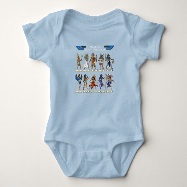 Ancient Egyptian Gods Baby Bodysuit (Front)