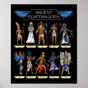 Ancient Egyptian Gods Poster