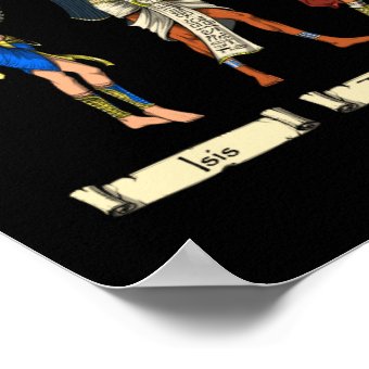 Ancient Egyptian Gods Poster | Zazzle