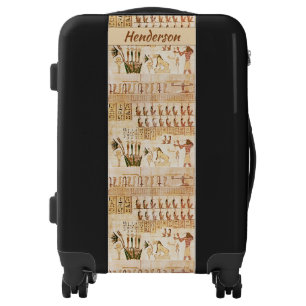 Ancient Egyptian Hieroglyphics Luggage