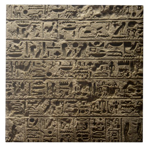 ancient egyptian hieroglyphs ceramic tile