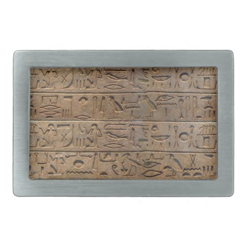 Ancient Egyptian Hieroglyphs Designer Gift Rectangular Belt Buckle