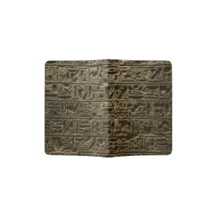 ancient egyptian hieroglyphs passport holder