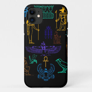 Ancient Egyptian Hieroglyphs & Symbols iPhone 11 Case