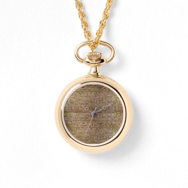 Ancient Egyptian Hieroglyphs Watch (Front)