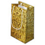 Ancient Egyptian Hieroglyphs Yellow Gift Bag