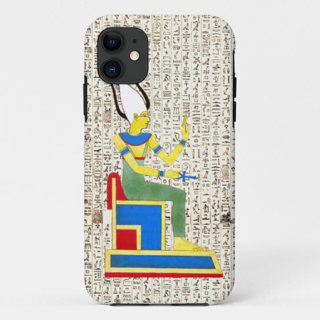 Ancient Egyptian King Pharaoh Hieroglyphics Design Case-Mate iPhone Case (Back)