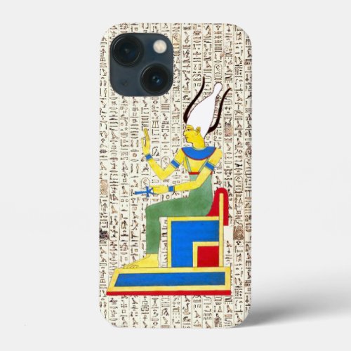 Ancient Egyptian King Pharaoh Hieroglyphics Design iPhone 13 Mini Case
