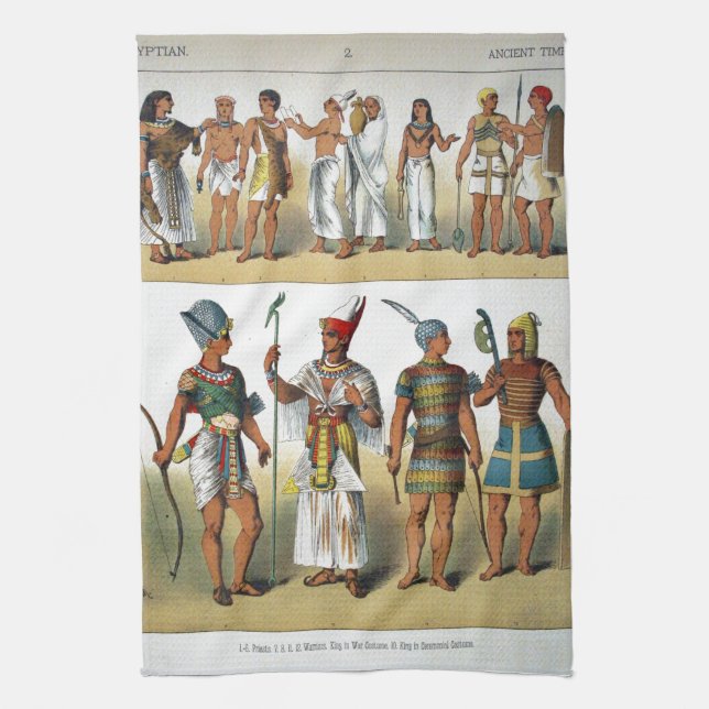 Ancient Egyptian Kitchen Towel (Vertical)