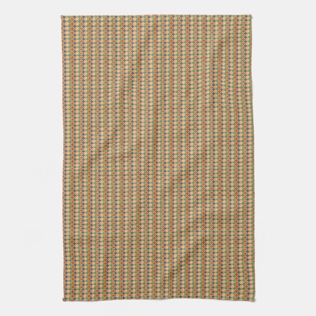 Ancient Egyptian Motif Tea Towel (Vertical)
