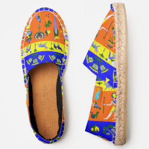 ancient egyptian mummy tomb art espadrilles