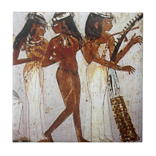 Ancient Egyptian Music Ceramic Tile
