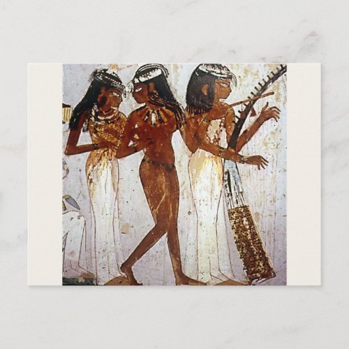 Ancient Egyptian Music Postcard