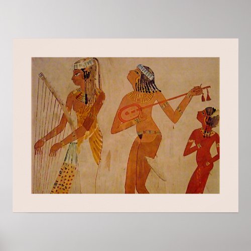 Ancient Egyptian Music Poster