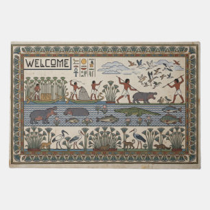 Ancient Egyptian Nile Welcome Doormat