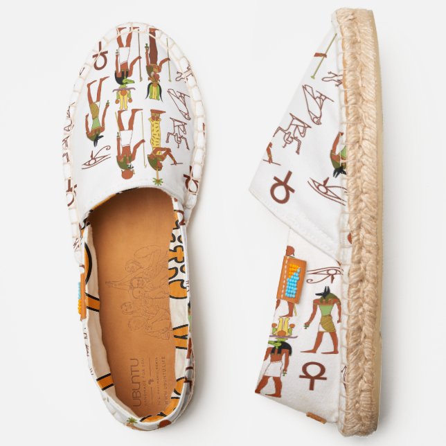 Ancient Egyptian Pantheon Espadrilles (Side)