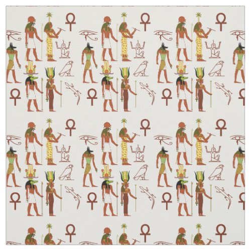 Ancient Egyptian Pantheon Fabric