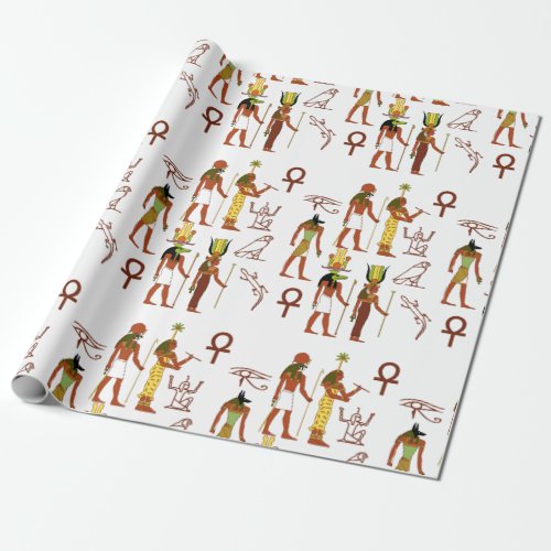 Ancient Egyptian Pantheon Wrapping Paper