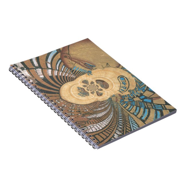 Ancient Egyptian Papyrus Art Design Notebook (Right Side)