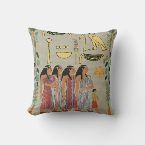 Ancient Egyptian People Pillow