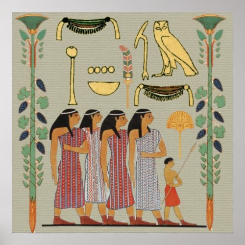 Ancient Egyptian People Poster