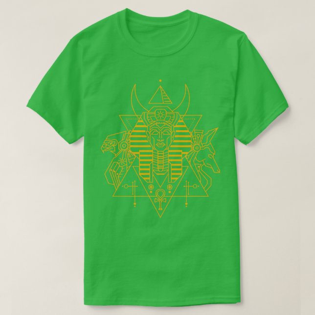 Ancient Egyptian Pharaoh Egypt T-Shirt (Design Front)