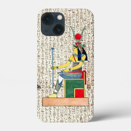 Ancient Egyptian Pharaoh Hieroglyphics Design iPhone 13 Mini Case