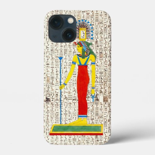 Ancient Egyptian Pharaoh Hieroglyphics Design iPhone 13 Mini Case