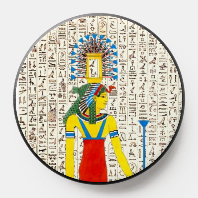Ancient Egyptian Pharaoh Hieroglyphics Design PopSocket (Popsocket)