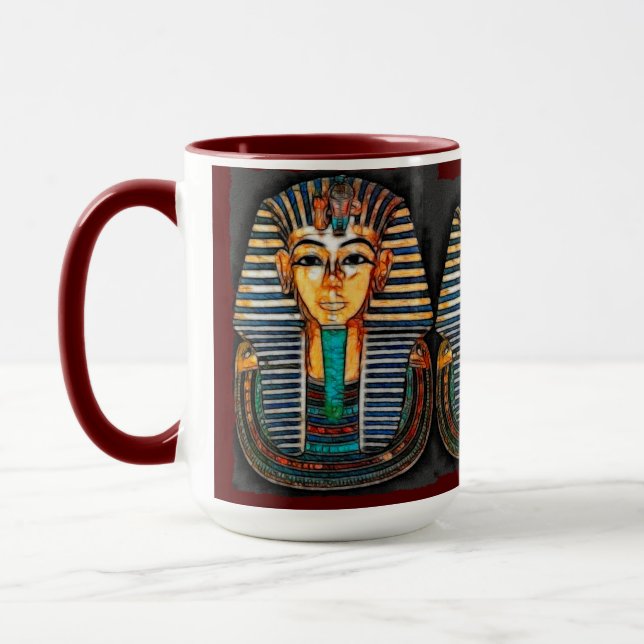 Ancient Egyptian Pharaoh Tutankhamen Mug (Left)