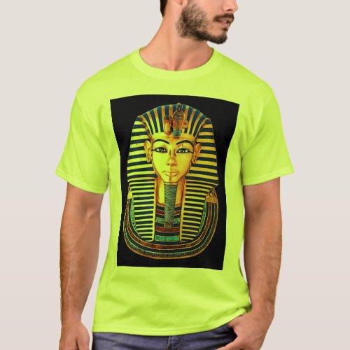 Ancient Egyptian Pharaoh Tutankhamun Gold Mask T_Shirt