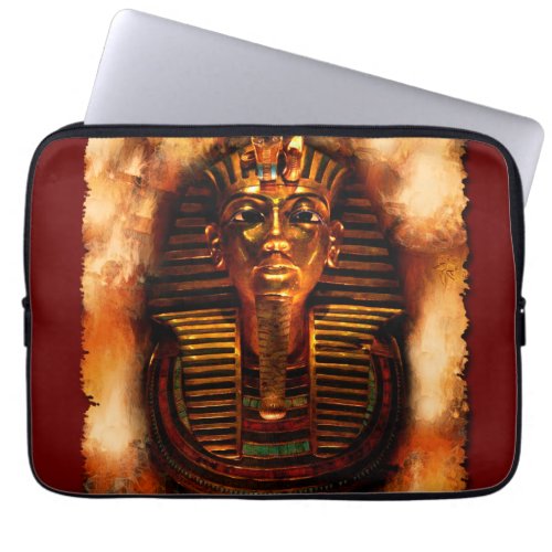 Ancient Egyptian Pharaoh Tutankhamun Laptop Sleeve
