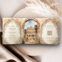 Ancient Egyptian Pyramids Arch All in One Wedding