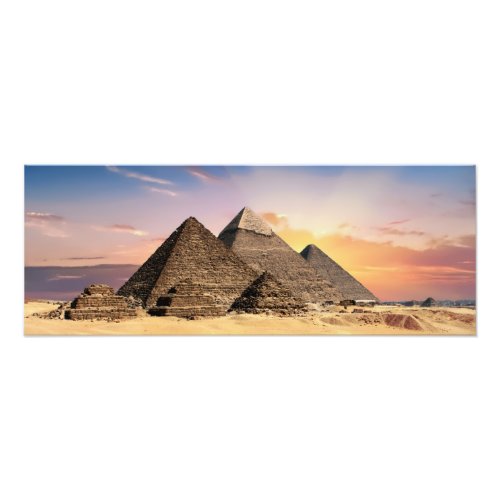 Ancient Egyptian Pyramids Photo Print