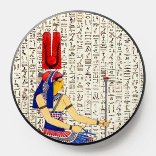 Ancient Egyptian Queen Hieroglyphics Design PopSocket