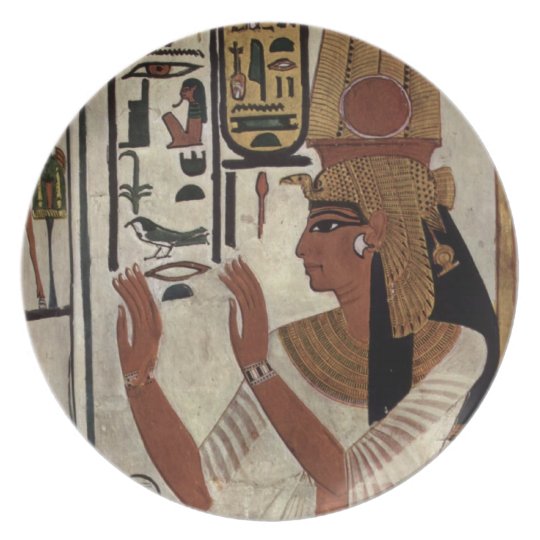 Ancient Egyptian Queen [Nefertari] Dinner Plate