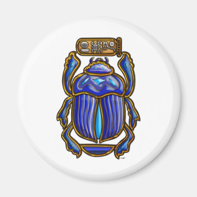 Ancient Egyptian Scarab Magnet (Front)