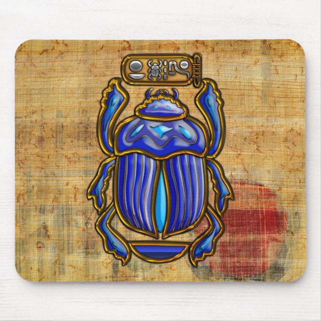 Ancient Egyptian Scarab Mouse Pad (Front)
