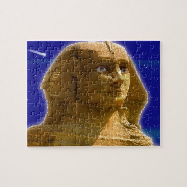 Ancient Egyptian Sphinx at Giza Art Design Jigsaw Puzzle (Horizontal)