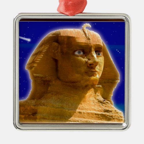 Ancient Egyptian Sphinx at Giza Art Design Metal Ornament
