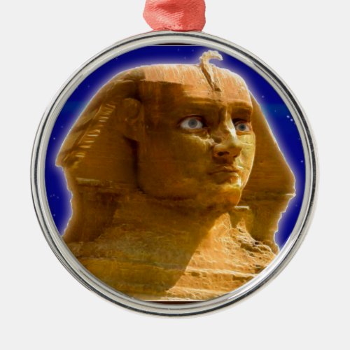 Ancient Egyptian Sphinx at Giza Art Design Metal Ornament